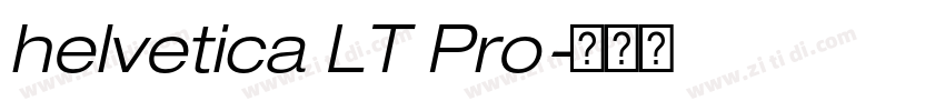 helvetica LT Pro字体转换